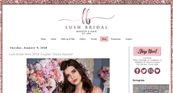 Desktop Screenshot of lush-bridal.com